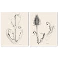 thumbnail image 1 of Classic Still-Life Botanical Leaf Set by Gregory Gorham; Two 11x14in Poster Prints, 1 of 1