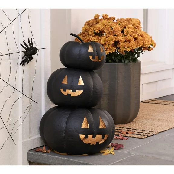 Jollup Jack-O’-Lantern Pumpkin Stacking Pumpkin Decorations