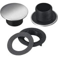 thumbnail image 4 of Wuweikeji 8pcs Stainless Steel Faucet Hole Cover 36mm Diameter Compatible with 26-32mm Sink/Tube Hole Anti-Leak & Easy Drainage Kitchen Accessory, 4 of 5