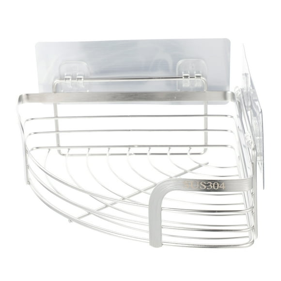 CRAFTHROU Organizador De Ducha Para Acero Inoxidable Plata Con Sin Taladro