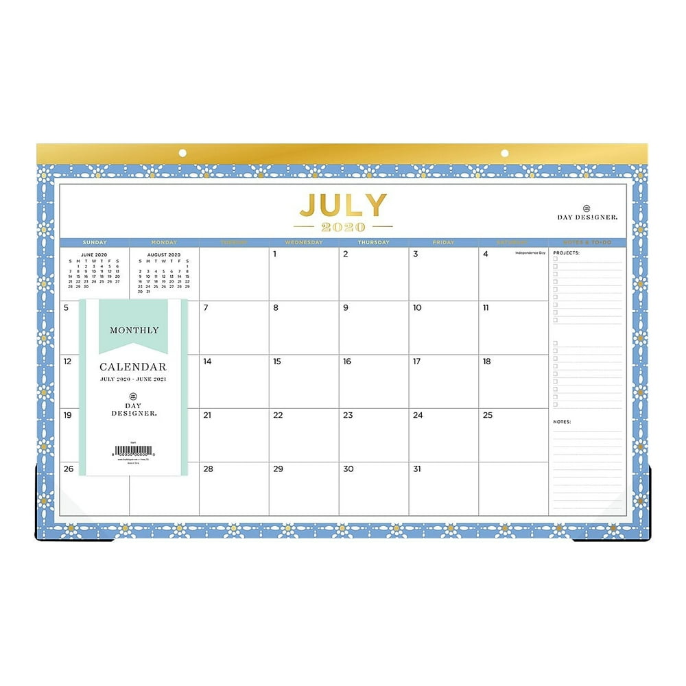 20202021 Blue Sky 11 x 17 Desk Pad Calendar 120071