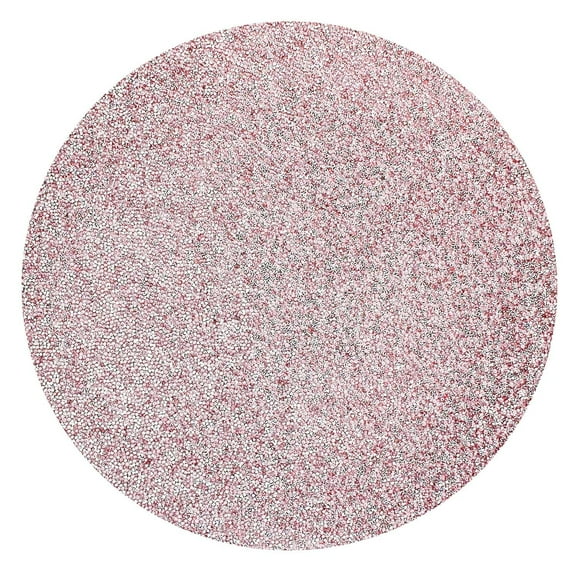 Sparkles Home  Luminous Round Rhinestone Placemat Pink