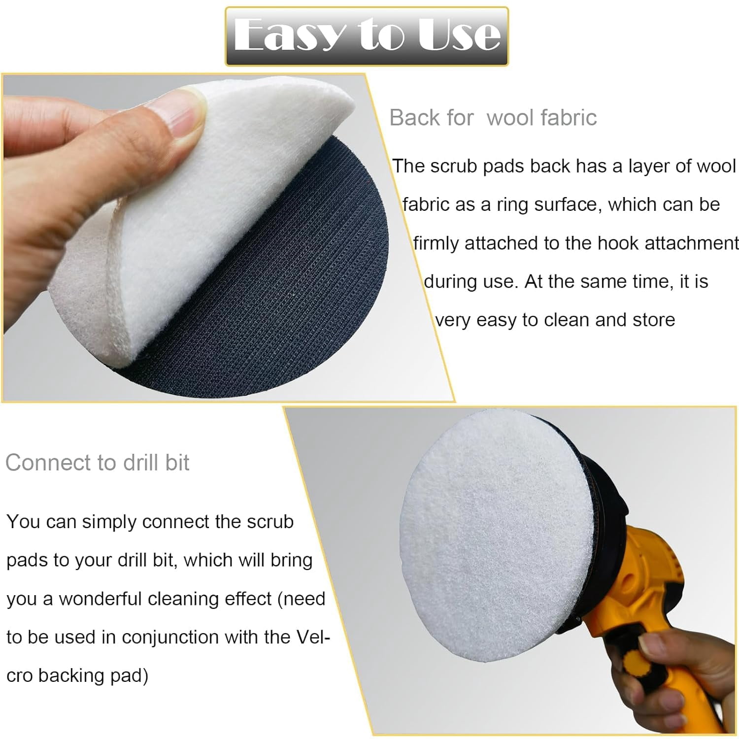 FRKSMD-10 Pack 5" 2000 Grit Non-Scratch Polishing Pad Hook & Loop Discs, Non-Abrasive Finishing Pads, Buff & Polish Finished Surfaces, Wood Oil & Wax Application, 5 Inch Orbital Sander Polishing Pad