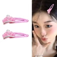 thumbnail image 2 of lixuesong Butterfly Cartoon Hair Clip Set Lovely Hair Clip Sheep Hairpins Barrettes Girls HairPins 2000s Trend, 2 of 3