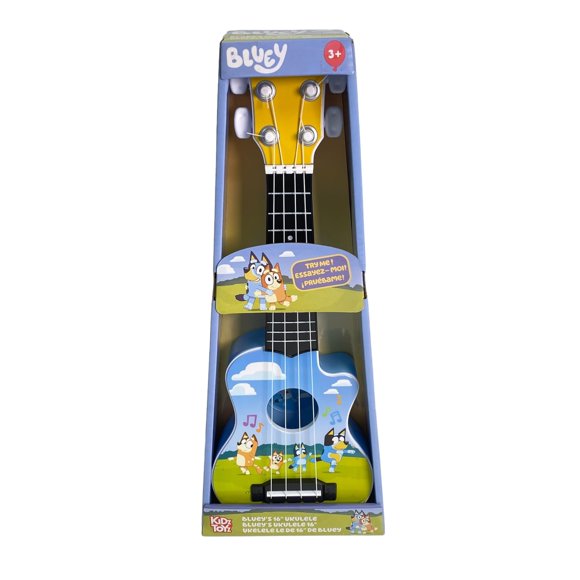 Ukelele Bluey de plástico para niños, 16"