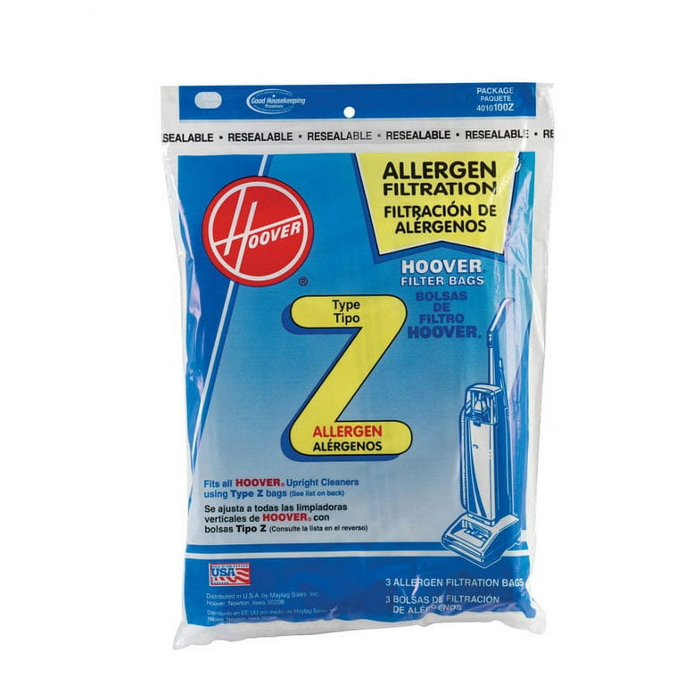 Hoover Disposable Open Mouth Vacuum Bags | Allergen CB1 | 10/Pack