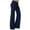Navy, variant on HAJGJP Womens Pants Casual Small Women Elastic Waist Casual Cargo Pants Joggers Yoga Pants Pockets Wide Leg Pants