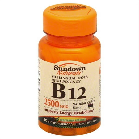 Sundown B-12 2500 mcg Tablets 50 Each