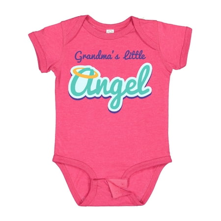 

Inktastic Grandma s Little Angel Gift Baby Boy or Baby Girl Bodysuit