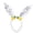 White, variant on RTKFRFL Easter Bunny Ears Headband for Adults and Kids Soft Plush Rabbit Ear Hairband for Festive Accessories Cute Holiday Headpiece for Party Favors Multiple Colors 1PC