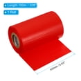 thumbnail image 2 of Unique Bargains 3.93'x328' (100mmx100m) Wax Thermal Transfer Ribbon, 1 Roll 1' Core Ink Out Barcode Printer Ribbon, Red, 2 of 6