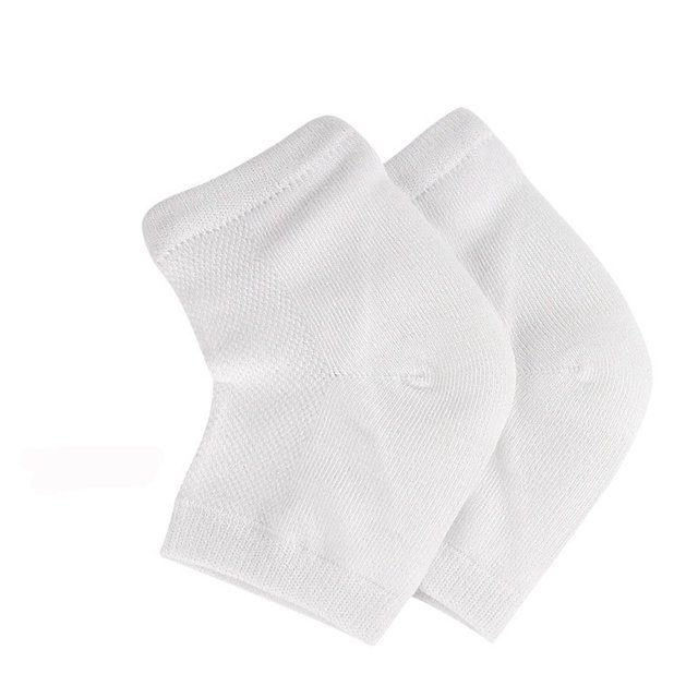 2 Pcs Chaussettes en Gel Hydratant en Silicone pour Talons, Kit de Protection pour Pieds Fissurés
