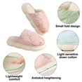 thumbnail image 3 of Zapatillas de casa peludas para mujer, zapatos de dormitorio de felpa cálidos para interiores y exteriores, 3 of 5