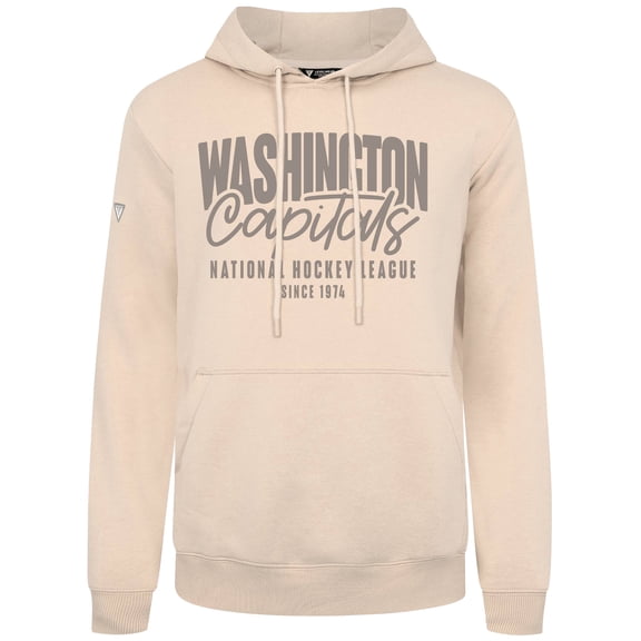 Men's Levelwear  Khaki Washington Capitals Podium Response Pullover Hoodie