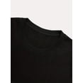thumbnail image 3 of Camiseta de verano para mujer Suave elegante con Cuello redondoSt Patrick's Day T-shirt-Fun and Festive Atmosphere, Black T-shirt with Green Clover Print, Casual CCamisetas de verano para mujer, man, 3 of 6