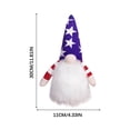 thumbnail image 3 of Independence Day Faceless Doll Cute Rudolf Doll Dwarf Elderly Decoration Supplies, 3 of 4