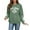 Light Green-4, variant on Christmas Sweatshirts for Women It's a Beaut Clark Letter Print Pullover Xmas Casual Long Sleeve Crewneck Tops