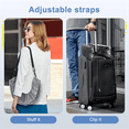 thumbnail image 3 of 2Pack Stuffable Travel Pillow for Extra Luggage, Velvet Travel Neck Pillow with Ad G3235, 3 of 7