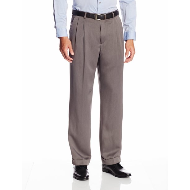 Perry Ellis Perry Ellis NEW Gray Mens Size 33x32 ClassicFit Dress