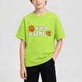 thumbnail image 2 of Nilvkv Boys T Shirts,Shirts for Boys,Kids Short Sleeve Crew Neck T-Shirt Basketball Print Pick a Game Soft Casual Breathable Top Green 11-12 Years, 2 of 5