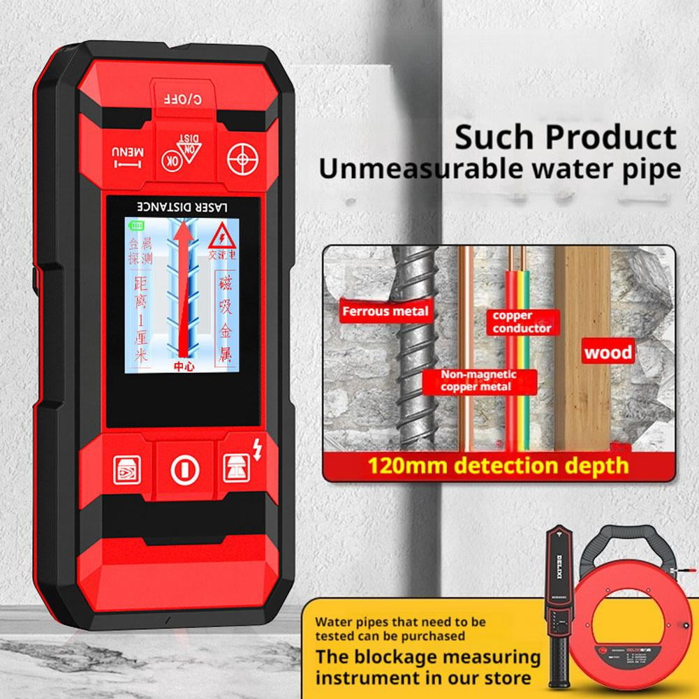 Multifunctional 4-in-1 Wall Scanning , 2025 New Stud Finder with Smart Sensor, HD LCD Display, Accurate Positioning for Ac, Wire, Steel, Wood, Metal Inspection