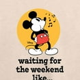 thumbnail image 3 of Disney - Mickey & Friends - Waiting for the Weekend Like - Women's Lightweight French Terry Long Sleeve Shirt, 3 of 5