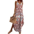 thumbnail image 1 of Vestido de verano Zeagoo 2025 para mujer con tirantes finos y cuello en V, 1 of 6