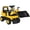 Yellow, variant on Foot to Floor Ride on Excavator for Kids 1.5-3 Years, Plastic Construction Vehicle with Manual Shovel, Horn, Hidden Storage, Yellow, 30.7 Inch