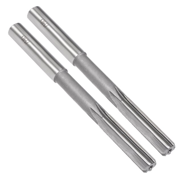 Unique Bargains Straight Shank HSS H7 Chucking Reamer 10mm Cutting Dia Machine Milling Cutter Tool 2Pcs