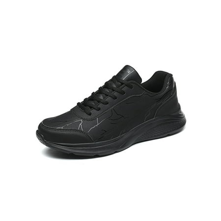 

Tenmix Men s Comfortable Trainers Driving Nonslip Lace Up Hiking Waterproof Athletic Shoes Black 6.5