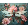 thumbnail image 2 of Dazzling Dragons - Dragon Fly Canvas Wall Art, 2 of 2