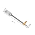 thumbnail image 2 of Minkissy Viola Parts Metal Violin Bow Frog Part For Quick Fix 1Pack, 2 of 8