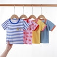 thumbnail image 2 of Camiseta para niños, ropa para niños, manga corta, algodón de verano, Top de dibujos animados para hombres y bebés, nuevo estilo coreano para niñas, 2 of 6