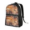 thumbnail image 2 of Fotbe Hand Drawn Vintage Coffee Travel Laptop Backpack, Business Slim Sturdy Laptops Backpack, Water Resistant College School Computer Bag Gift for Men & Women Fits 15.6 Inch Notebook, 2 of 8