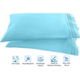 thumbnail image 2 of General 1500 Premier Wrinkle & Fade Resistant Hotel Quality 4-Piece Bed Sheet Set Ultra Soft Luxurious Bed Sheet Set Includes Flat Sheet, Fitted Sheet and 2 Pillowcases, 2 of 11