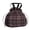Maroon and Pink, variant on Blue and Green Checkered Pattern Drawstring Insulated Lunch Bag for Women, Stain-Resistant Large Lunch Tote with Multi-Pockets for Work Office