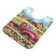 thumbnail image 3 of Ryvnso Cardinal Bird Farm Bathroom Shaggy Rugs Toilet Mat Soft Contour Rug, 3 of 9