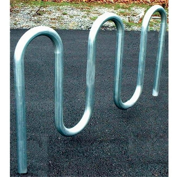 Gared Sports BRL3-PC 5 ft. - 3 in. Loop-Style Bike Rack Powder Coated