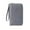 Gray, variant on Passport Holder Multifunctional Passport Wallet Men's and Women's Travel Wallet ID Card Storage Bag Travel Wallet Protective Cover, Long Style Zipper Passport Case, Army Green
