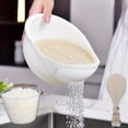 thumbnail image 1 of 1pc/2pcs/3pcs Multi-Functional Kitchen Washing Basket Basin - Drain Water  Wash Rice  Perfect For Cleaning Vegetables And Fruits  And More With Convenient Features - Ideal For Various Use, 1 of 7