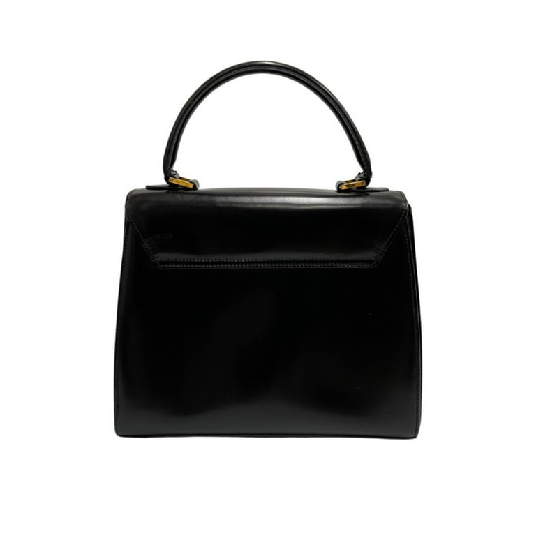 Pre-Owned CELINE Vintage Logo Turnlock Hardware Calf Leather Pre-Owned CELINE Vintage Logo Turnlock Hardware Calf Leather