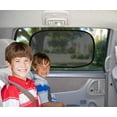 Car Window Shade (4 Pack ) XL 25" x 16" Cling Sunshade For Car