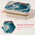 thumbnail image 5 of Dolphins Portable Velvet Jewelry Stand Organizer Box with Removable Compartment - Gift, Jewelry Display, 5 of 7
