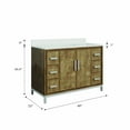 thumbnail image 2 of Water Creation Westin 48 In. Single sink Whitebrook Quartz Countertop Bath Vanity, 2 of 19