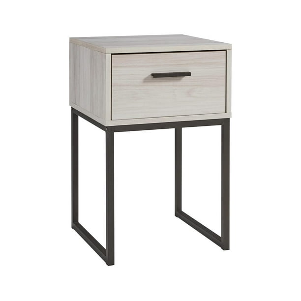 Signature Design By Ashley Socalle Natural Wood One Drawer Night Stand Walmart Com Walmart Com