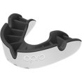 thumbnail image 1 of OPRO Junior Silver Level Self-Fit Antimicrobial Mouthguard - White/Black, 1 of 3