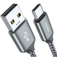 thumbnail image 1 of Cable Usb Tipo C Usb A A Usb C 3A De Carga Rápida (Paquete De 2 De 3,3 Pies) Cable De Carga Trenzado Compatible Con Iphone 15 Pro Max Samsung Galaxy S10 S9 S8 Plus Note 9 8 A11 A20 A51 Lg G6 G7 V30 V3, 1 of 5