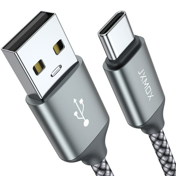 Cable Usb Tipo C Usb A A Usb C 3A De Carga Rápida (Paquete De 2 De 3,3 Pies) Cable De Carga Trenzado Compatible Con Iphone 15 Pro Max Samsung Galaxy S10 S9 S8 Plus Note 9 8 A11 A20 A51 Lg G6 G7 V30 V3