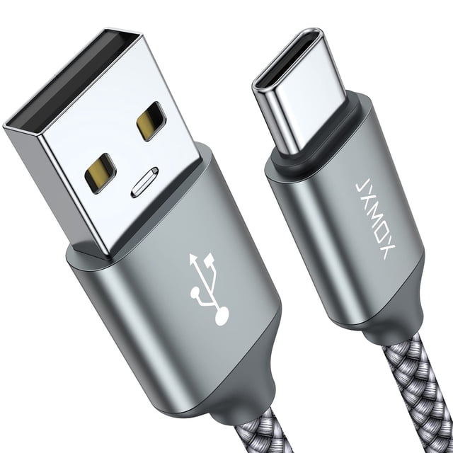 Cable Usb Tipo C Usb A A Usb C 3A De Carga Rápida (Paquete De 2 De 3,3 Pies) Cable De Carga Trenzado Compatible Con Iphone 15 Pro Max Samsung Galaxy S10 S9 S8 Plus Note 9 8 A11 A20 A51 Lg G6 G7 V30 V3