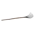 thumbnail image 2 of Taran Designs Solid Wood and Metal Decorative Rake in Brown/Black, 2 of 2